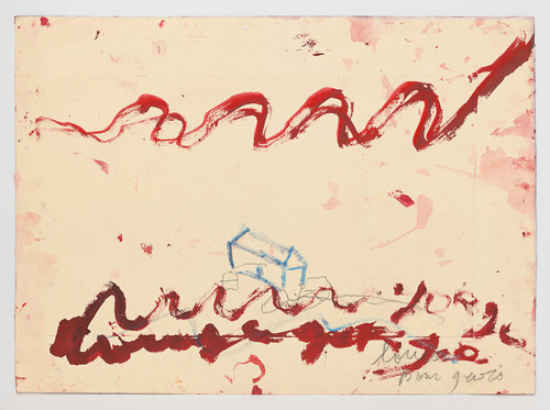 Louise Bourgeois. Ma Maison Bleue (verso). 2008
